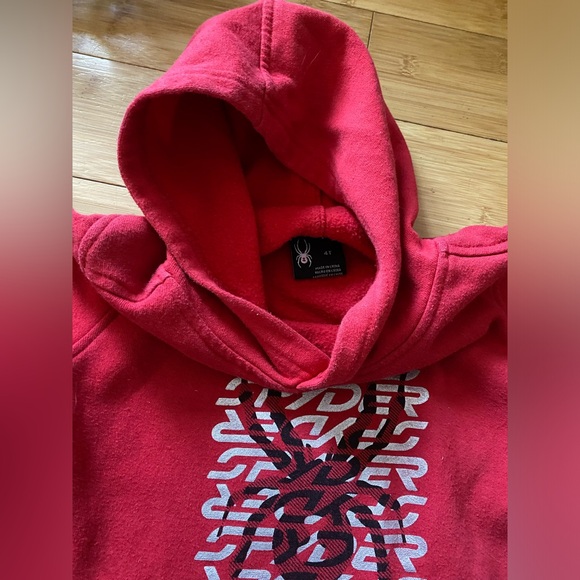 Spyder hooded sweater. Sz toddler 4. GUC. - Picture 4 of 5